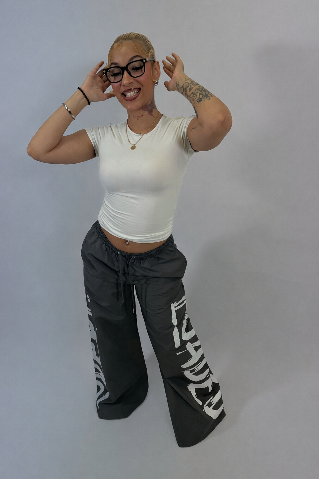 Overly Loaded Oversized Nylon Pants