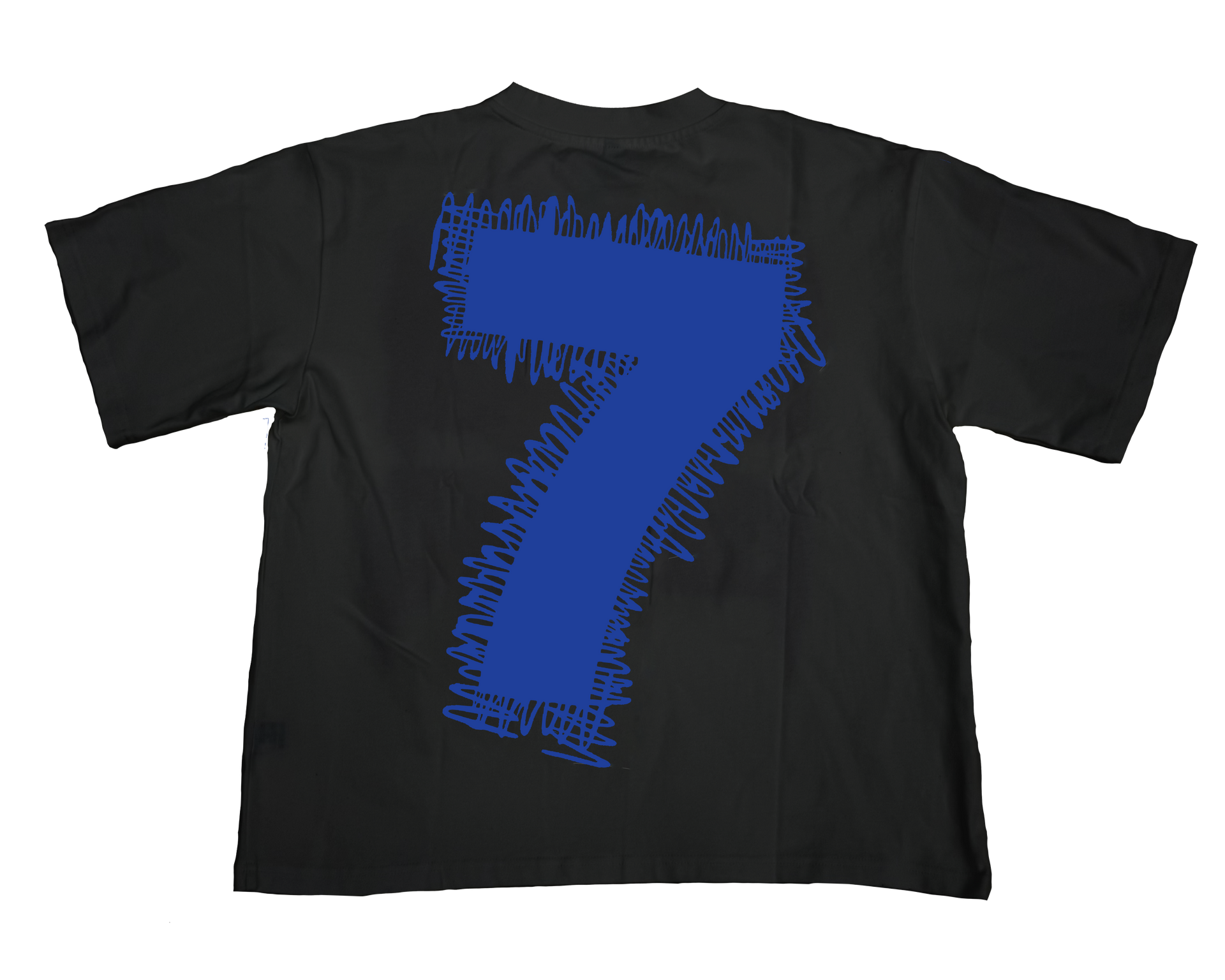 MIRRORED TEE - BLUE