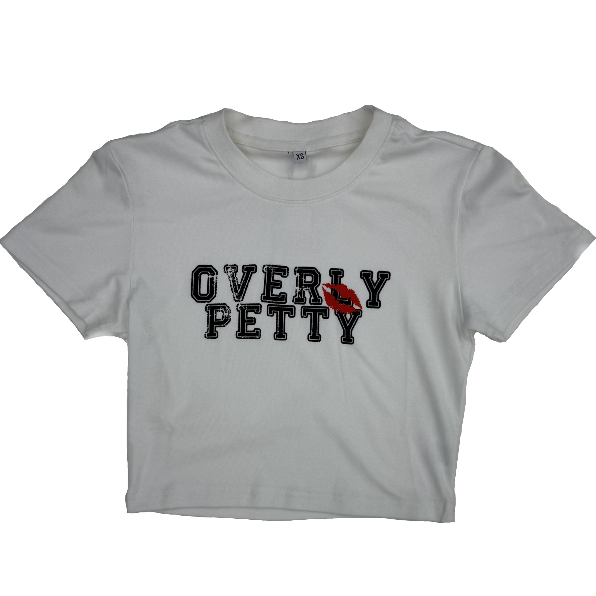 White OL Baby Tee